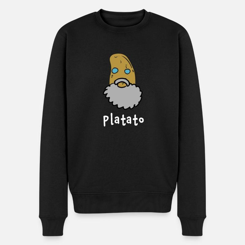 Philosophe Platon - Pull Premium bio Homme - noir