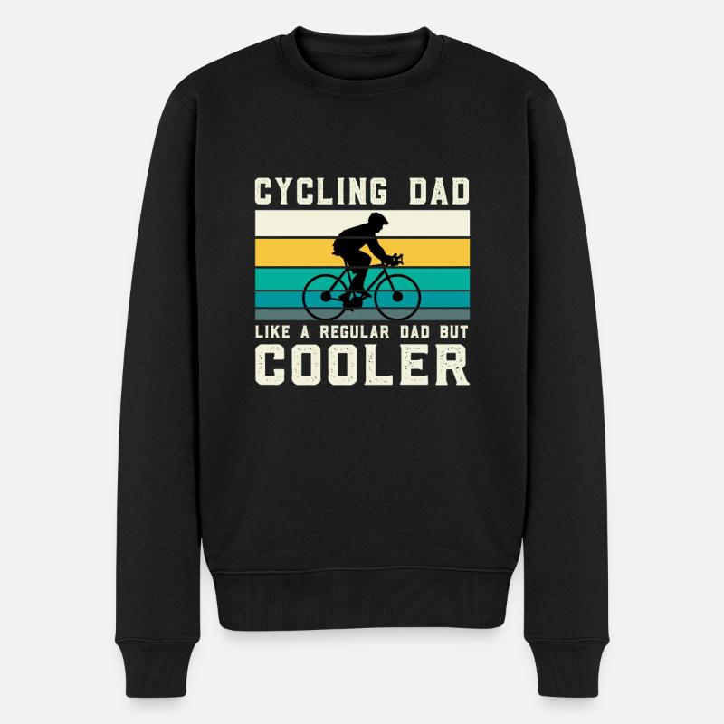 Papa vélo - Pull Premium bio Homme - noir