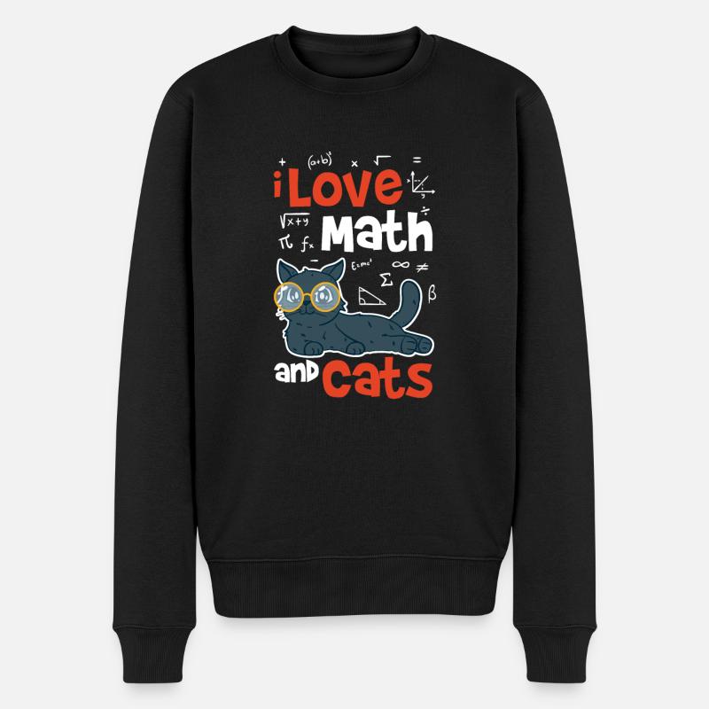 Mathématiques - Pull Premium bio Homme - noir