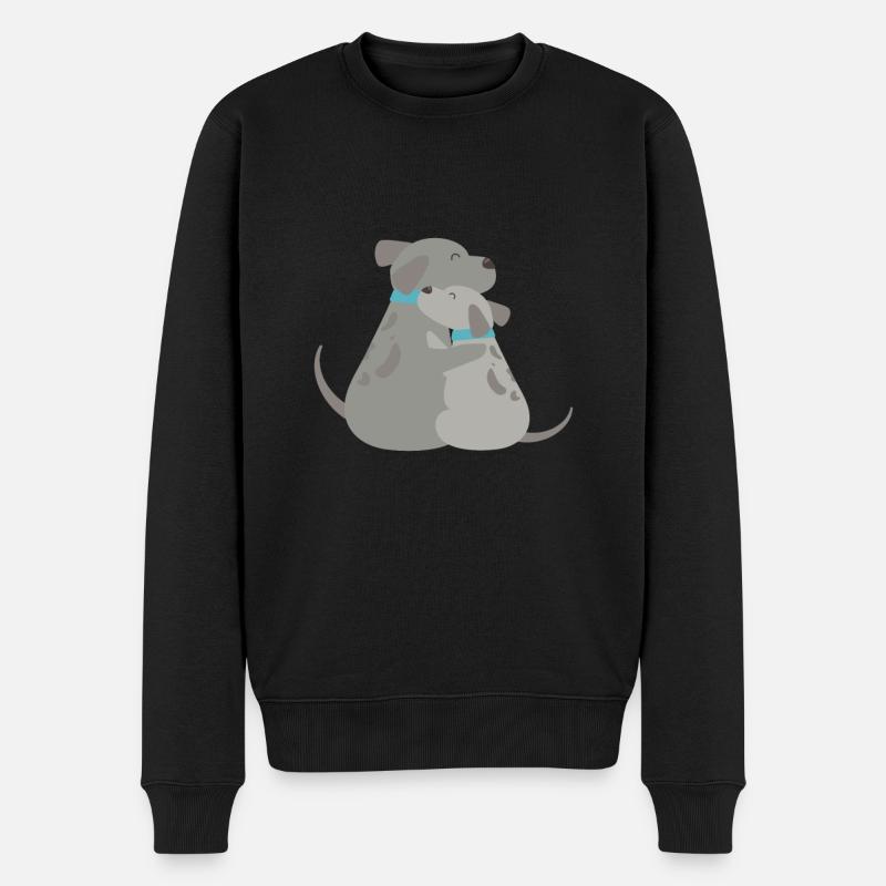 Chien câlin - Pull Premium bio Homme - noir