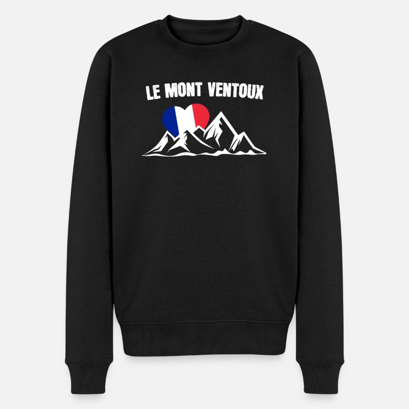 Le Mont Ventoux Fahrrad Radfahrer Geschenk - Männer Premium Bio Pullover - Schwarz