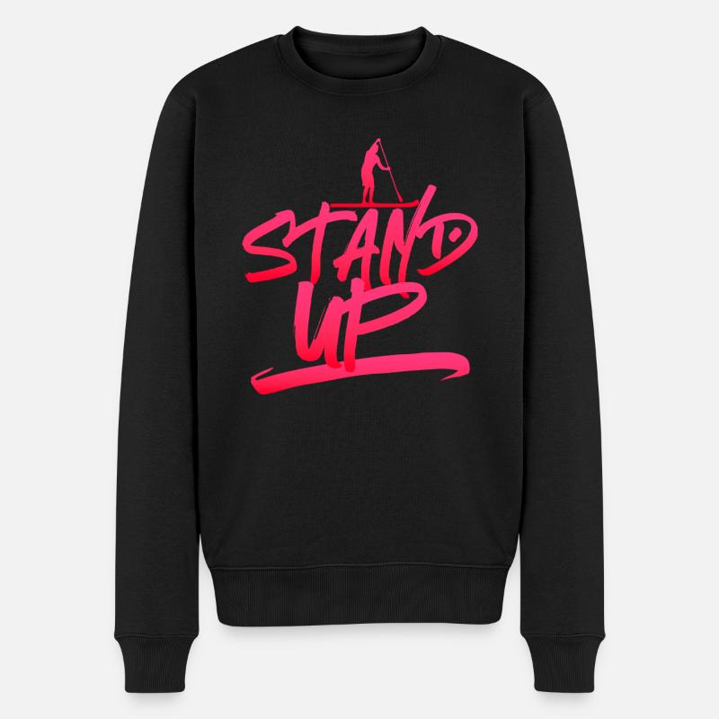 SUP Stand Up Paddling - Pull Premium bio Homme - noir