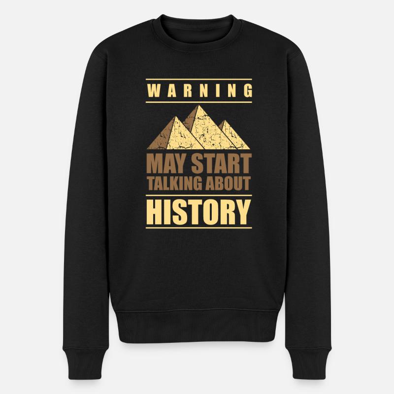 Fachlehrer für Geschichte Historiker Geschenk - Männer Premium Bio Pullover - Schwarz