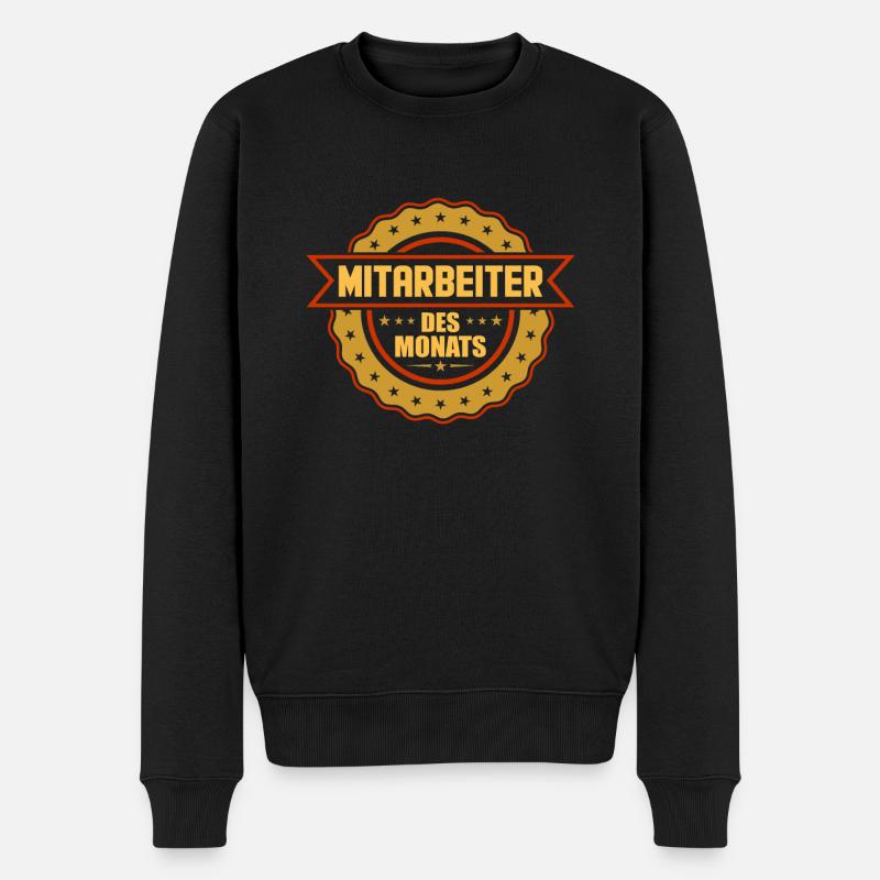 Mitarbeiter Des Monats - Männer Premium Bio Pullover - Schwarz