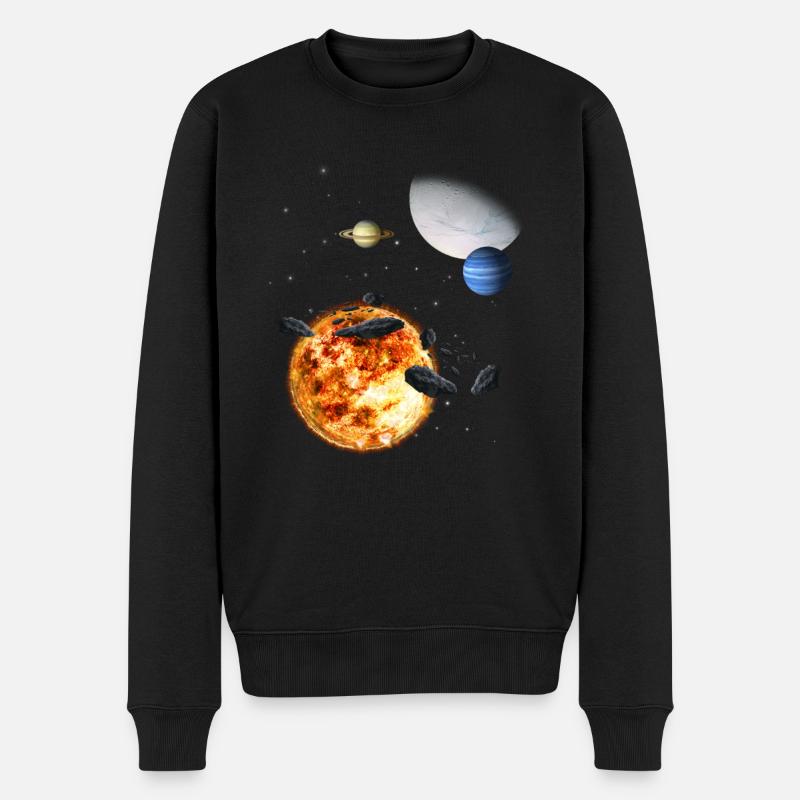 Univers - Pull Premium bio Homme - noir