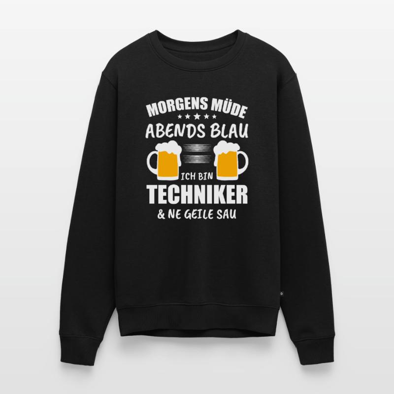Techniker Computer Technik Geschenk Männer Premium Bio Pullover