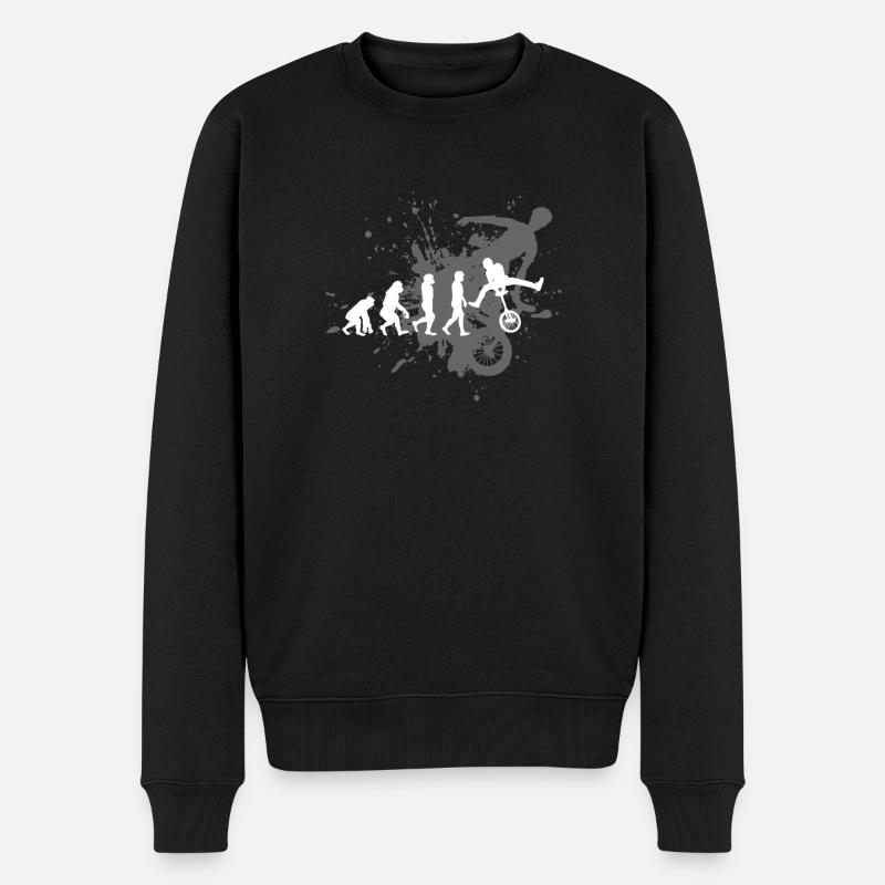 monocycle - Pull Premium bio Homme - noir