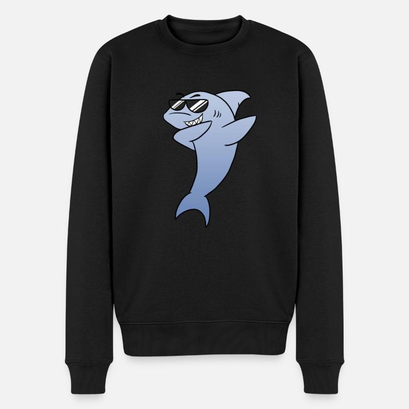 Requin mignon - Pull Premium bio Homme - noir