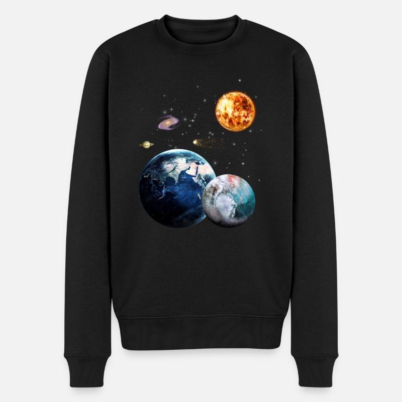 espace - Pull Premium bio Homme - noir