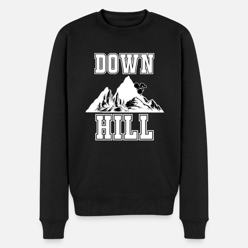 Down Hill Vélo - Pull Premium bio Homme - noir