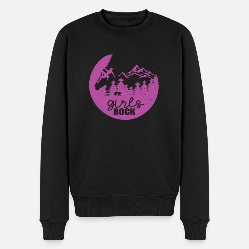 Escalade filles - Pull Premium bio Homme - noir