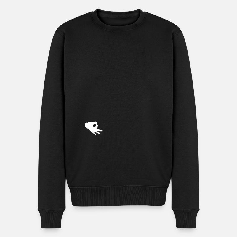 Regardé et regardé - Pull Premium bio Homme - noir