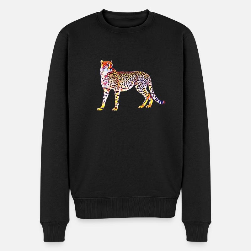 guépard - Pull Premium bio Homme - noir
