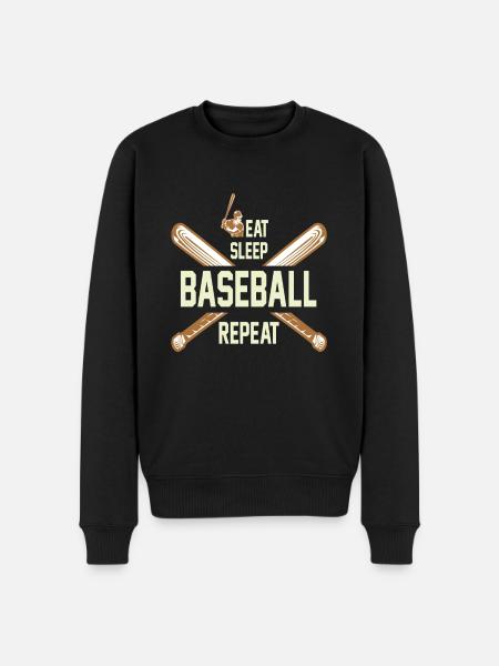 baseball - Men's Premium Organic Jumper - black