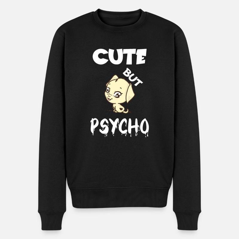 Mignon mais psychopathe - Pull Premium bio Homme - noir