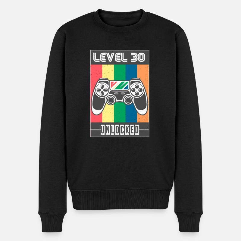 30e anniversaire - Pull Premium bio Homme - noir
