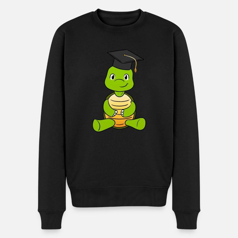 Tortue de graduation - Pull Premium bio Homme - noir