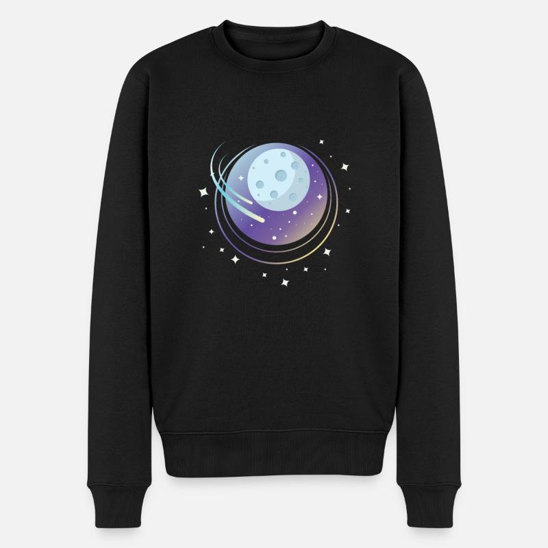 Kometen Design - Männer Premium Bio Pullover - Schwarz