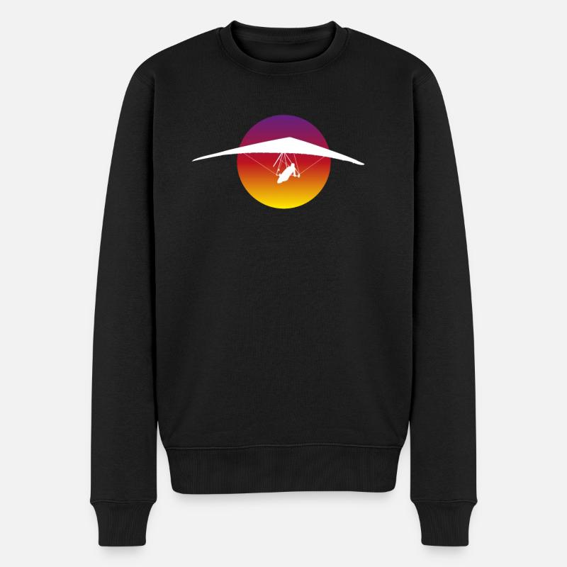 Deltaplane Deltaplane Retro - Pull Premium bio Homme - noir