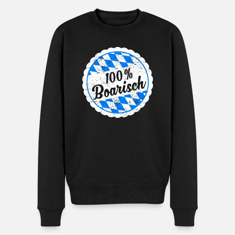 Bavarois 100% Boarisch cadeau - Pull Premium bio Homme - noir