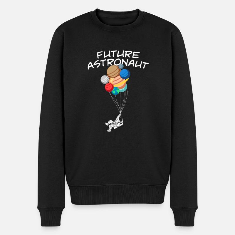 Planète Balloons Future Astronaut - Pull Premium bio Homme - noir