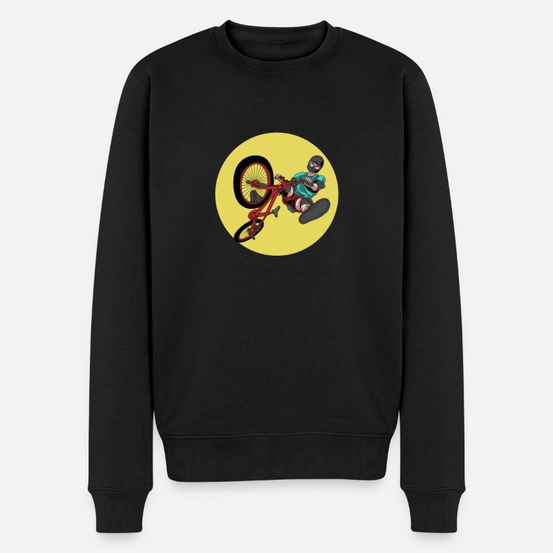 BMX - Männer Premium Bio Pullover - Schwarz