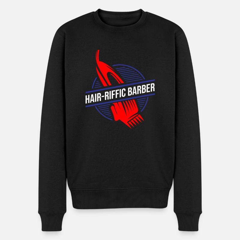 Barber Barbershop Barber Barbe - Pull Premium bio Homme - noir