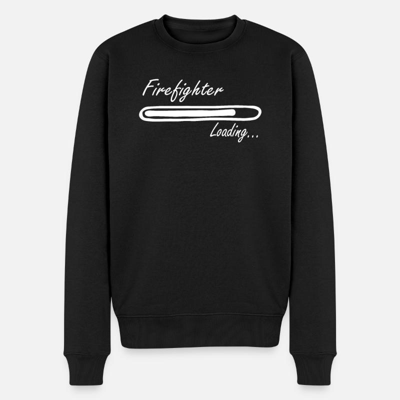 Firefighter Loading Shirt - Männer Premium Bio Pullover - Schwarz