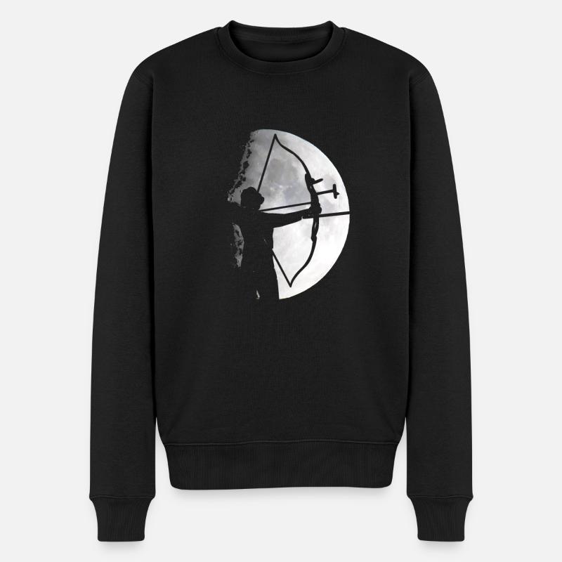 Archer lunaire - Pull Premium bio Homme - noir