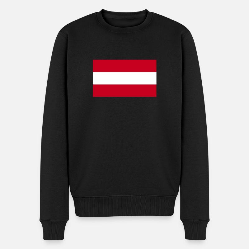 L'Autriche - Pull Premium bio Homme - noir