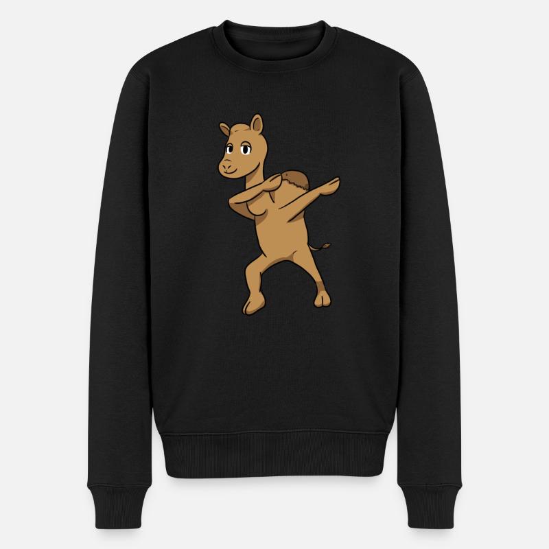 Dab chameau - Pull Premium bio Homme - noir
