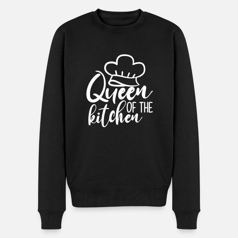 Küchen Queen - Männer Premium Bio Pullover - Schwarz