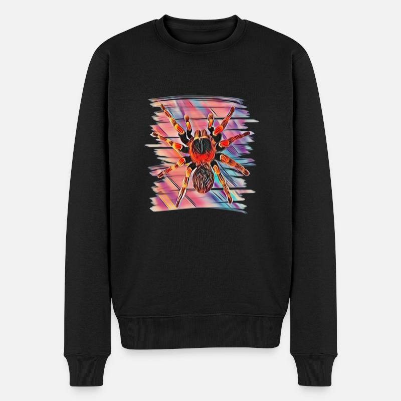 Vogelspinne - Männer Premium Bio Pullover - Schwarz