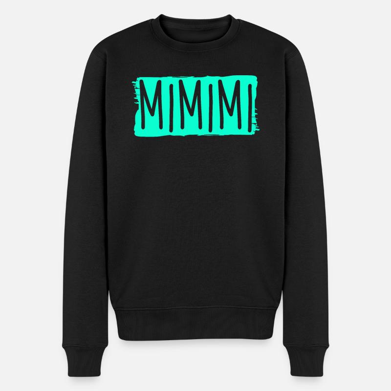 Paroles drôles mimimi - Pull Premium bio Homme - noir