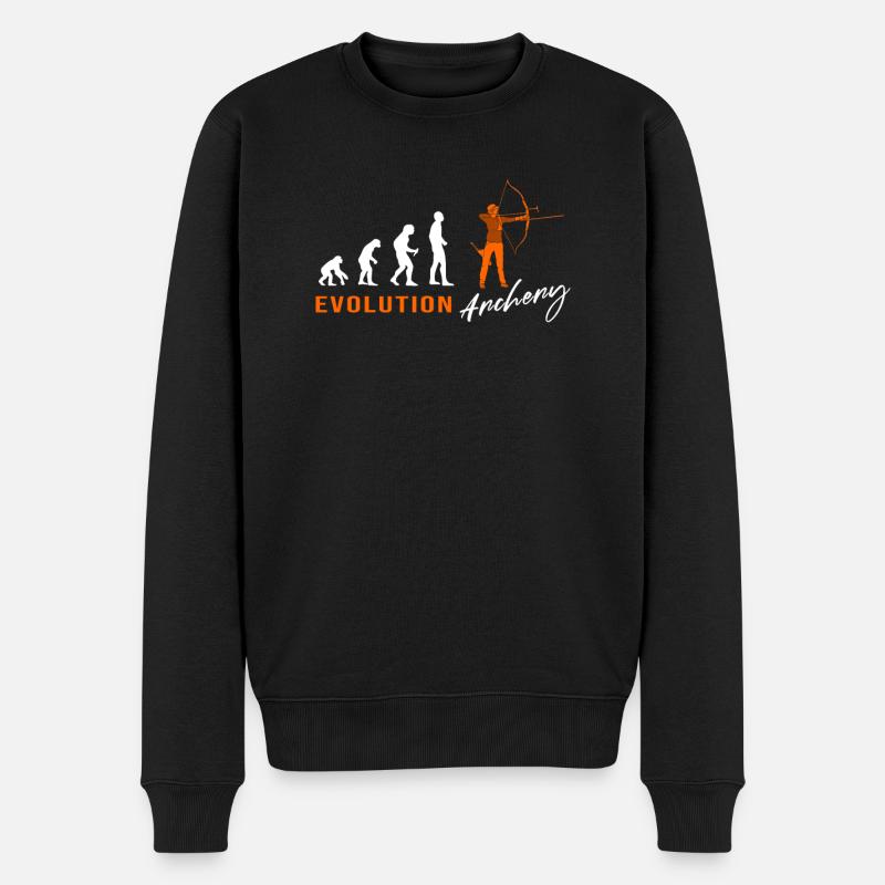 Evolution archery archer bow - Men's Premium Organic Jumper - black