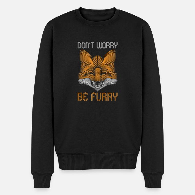 Furry Fandom Furries Fursona - Pull Premium bio Homme - noir
