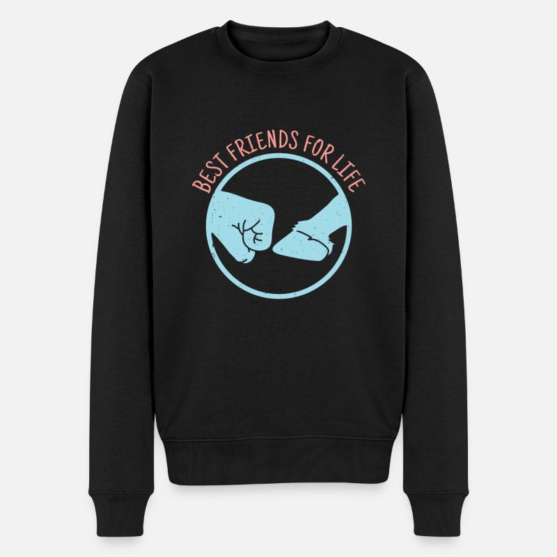 Meilleurs amis - Pull Premium bio Homme - noir