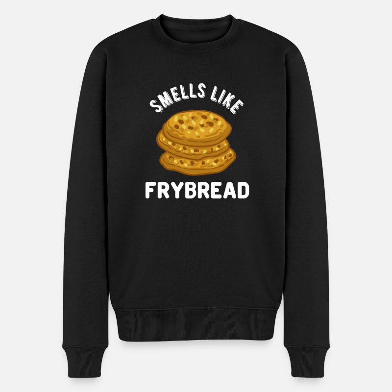 Langos Langosch Ungarisch Snack - Männer Premium Bio Pullover - Schwarz