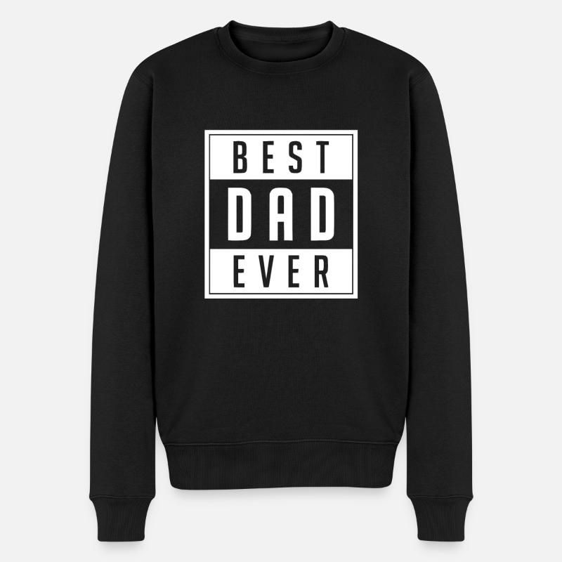 Meilleur papa - Pull Premium bio Homme - noir