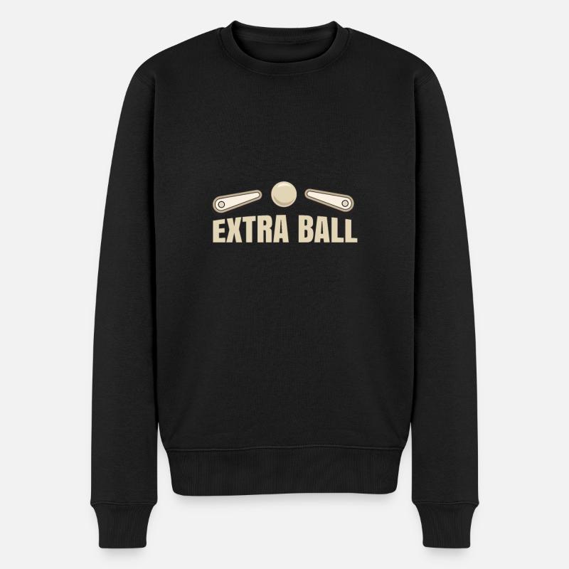 Cadeau de flipper drôle d'extraball - Pull Premium bio Homme - noir