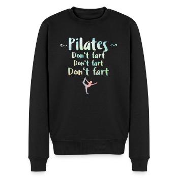 Pilates - Pull Premium bio Homme - noir - Devant - Nico (187cm)