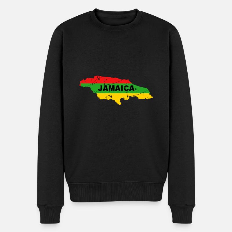 Police de la Jamaïque avec indicateur - Pull Premium bio Homme - noir