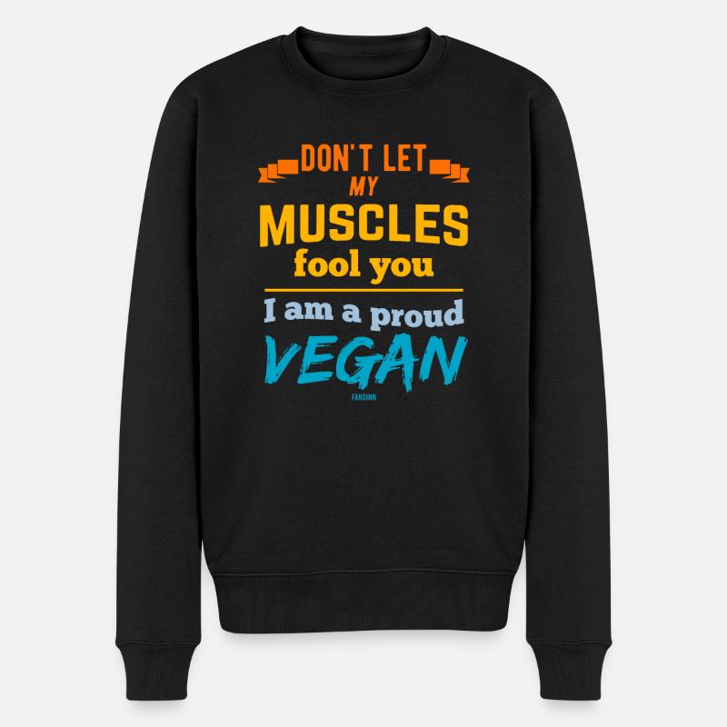 Vegan Vegan Veganism Veggie Gift - Pull Premium bio Homme - noir