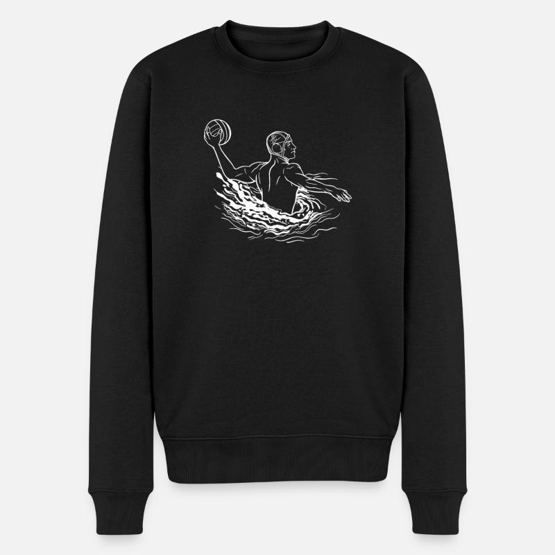 Water-polo - Pull Premium bio Homme - noir