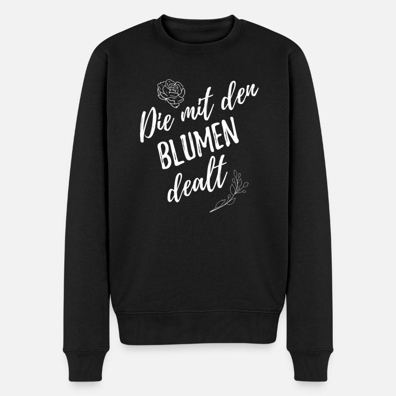 Florist Floristin - Männer Premium Bio Pullover - Schwarz