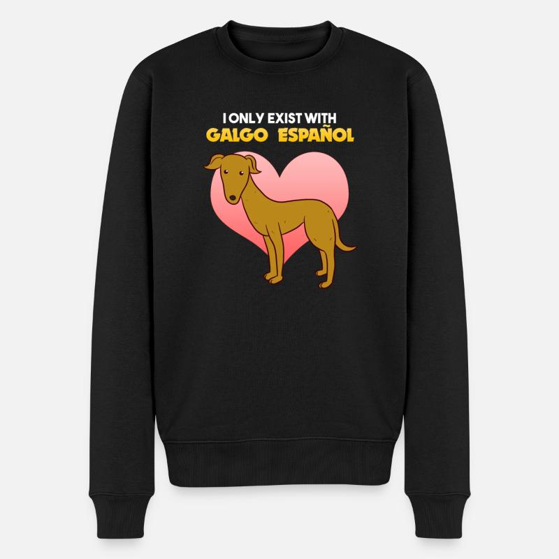 Galgo Español - Pull Premium bio Homme - noir