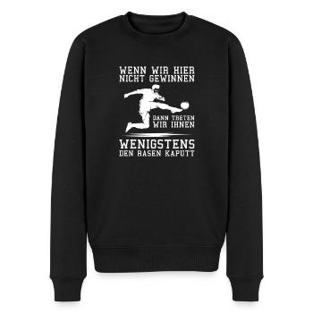 Fußball Fussball - Männer Premium Bio Pullover - Schwarz - Vorne - Nico (187cm)