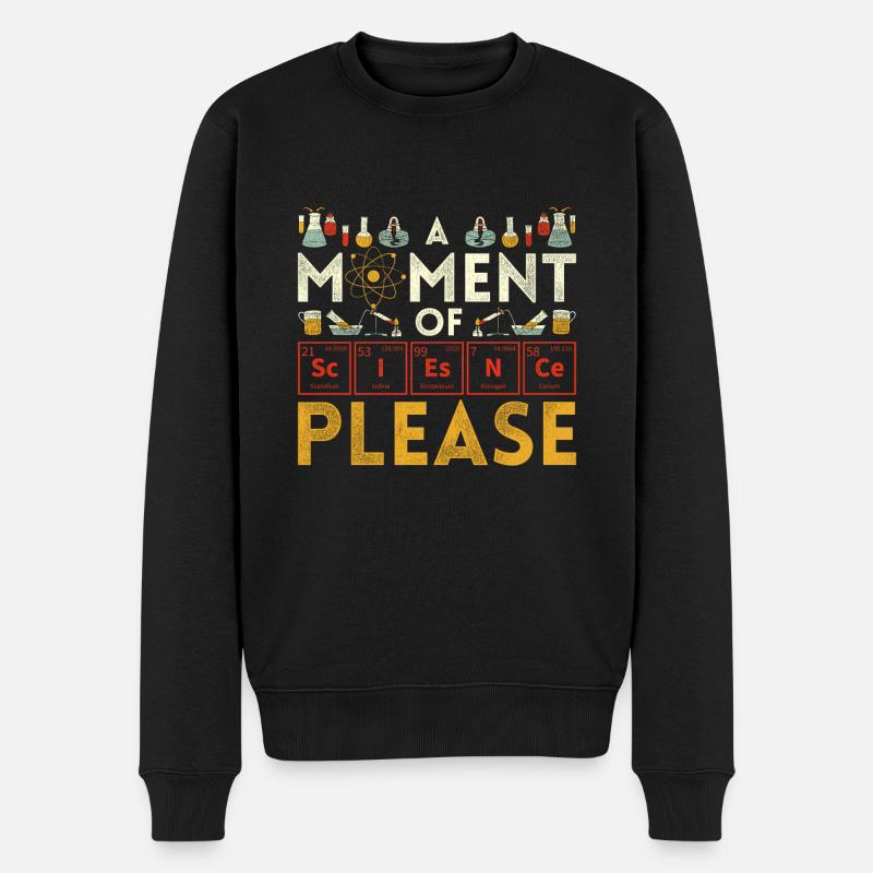 Physique nerd - Pull Premium bio Homme - noir