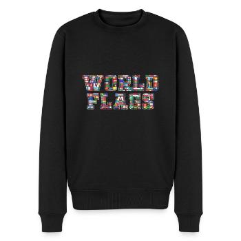 Flags of countries National Heritage Patriotic Pr - Men's Premium Organic Jumper - black - Front - Nico (187cm)