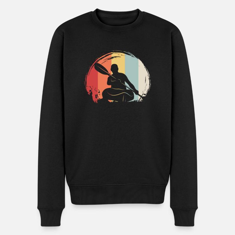 Kayak kayak kayak - Pull Premium bio Homme - noir